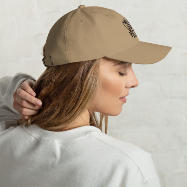 No Defeat Just Victory Inspirational Dad hat - Image 4