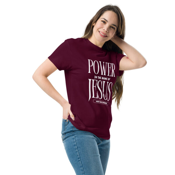 Power In The Name Of Jesus Unisex classic tee - Image 2