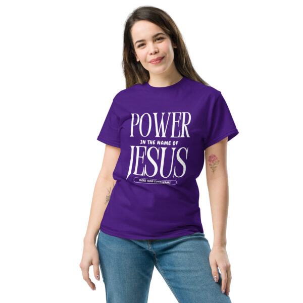 Power In The Name Of Jesus Unisex classic tee - Image 10