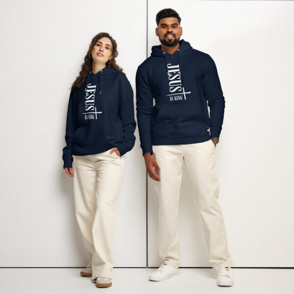 Jesus Is King Unisex essential organic hoodie - Image 2