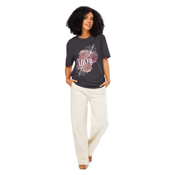 Loved Unisex organic ribbed neck t-shirt - Image 23
