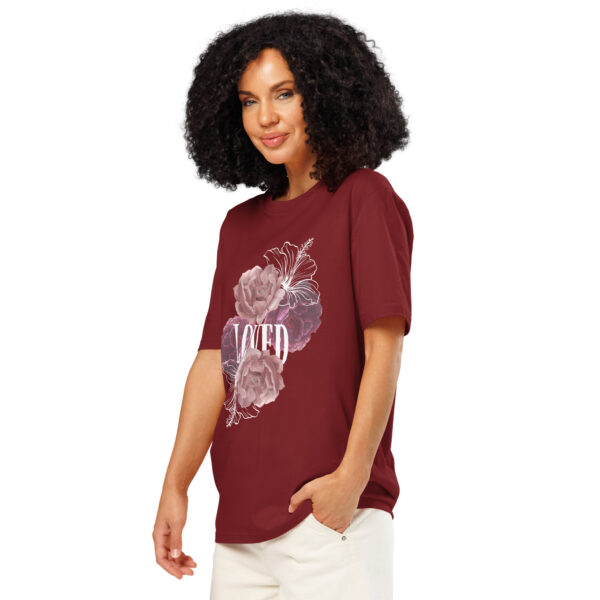 Loved Unisex organic ribbed neck t-shirt - Image 14