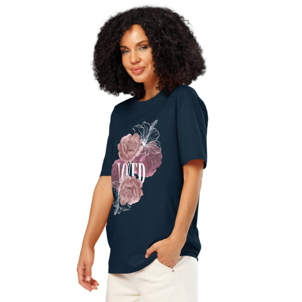 Loved Unisex organic ribbed neck t-shirt - Image 6