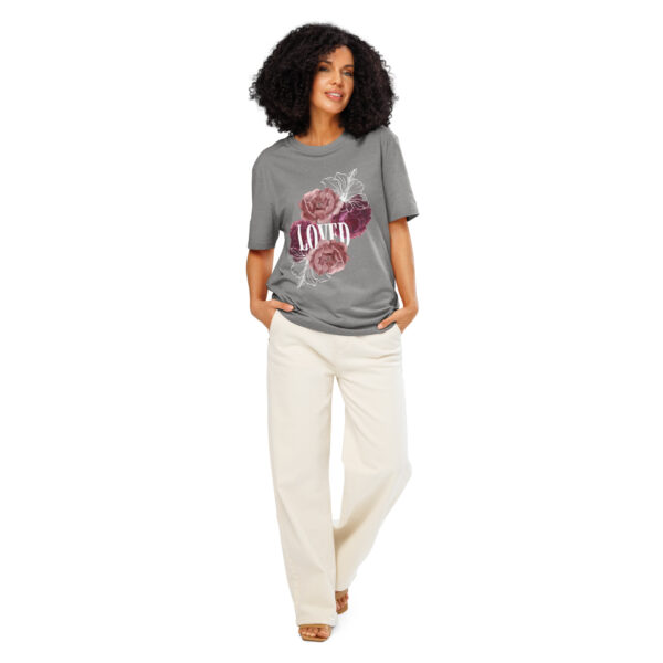 Loved Unisex organic ribbed neck t-shirt - Image 39
