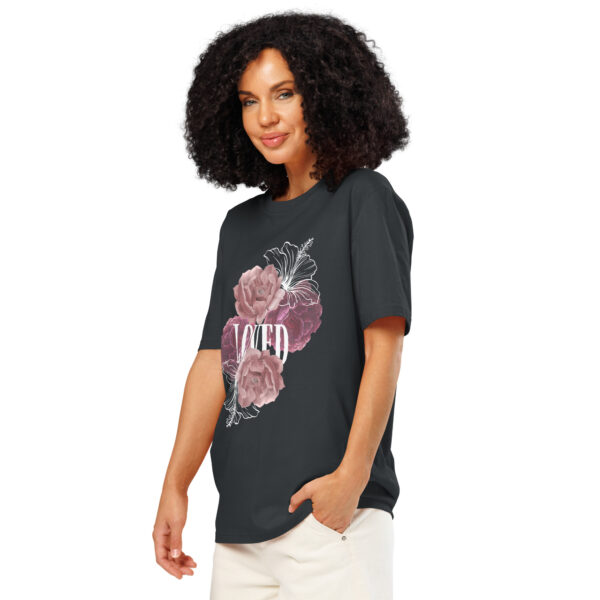 Loved Unisex organic ribbed neck t-shirt - Image 17