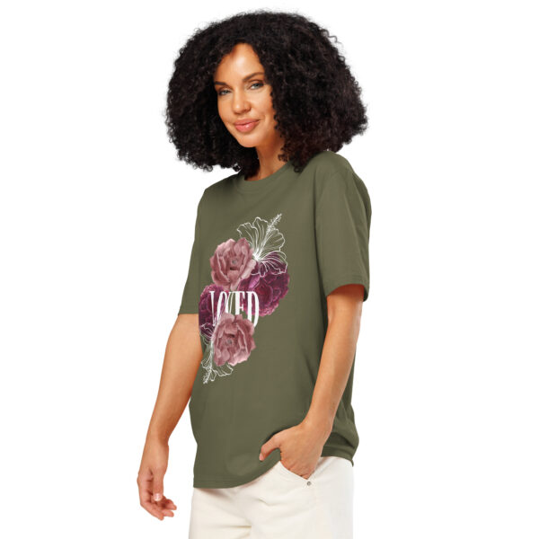 Loved Unisex organic ribbed neck t-shirt - Image 33