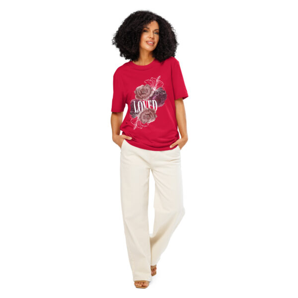 Loved Unisex organic ribbed neck t-shirt - Image 27