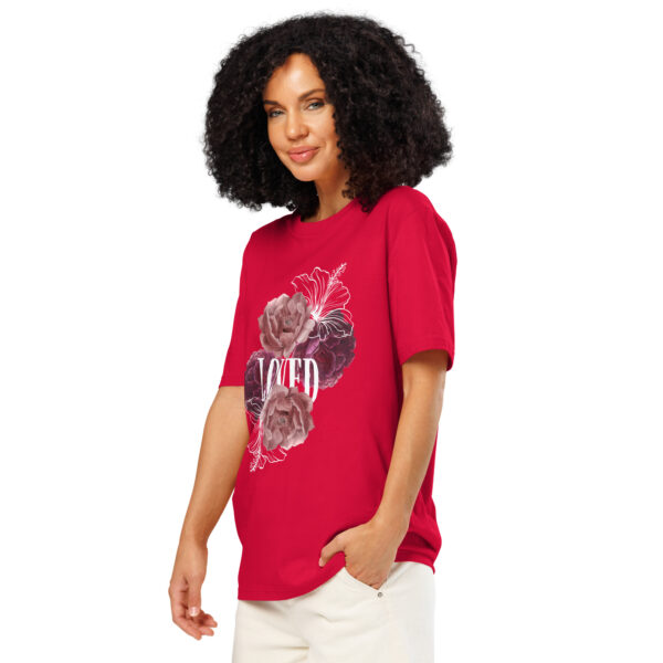 Loved Unisex organic ribbed neck t-shirt - Image 25