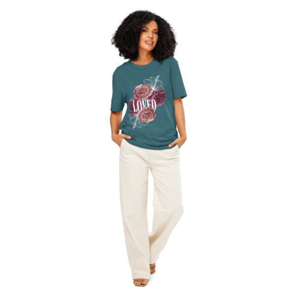 Loved Unisex organic ribbed neck t-shirt - Image 31