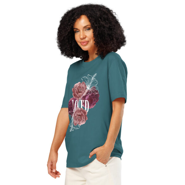 Loved Unisex organic ribbed neck t-shirt - Image 29