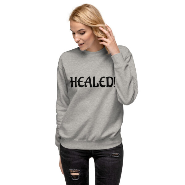 Healed Unisex Premium Sweatshirt - Image 15