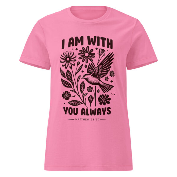 I Am With You Always Women’s basic softstyle t-shirt - Image 10
