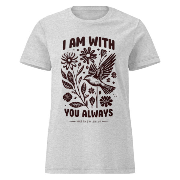 I Am With You Always Women’s basic softstyle t-shirt - Image 14