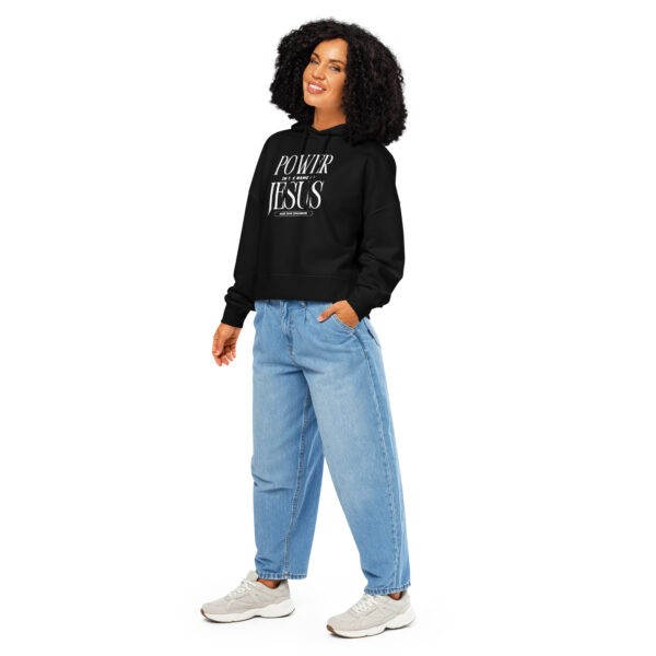 Power In The Name Of Jesus Women’s organic mid-weight hoodie - Image 3
