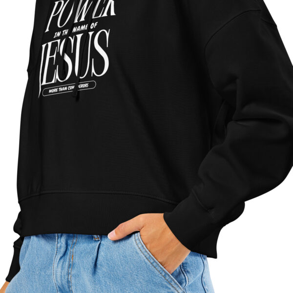 Power In The Name Of Jesus Women’s organic mid-weight hoodie - Image 5