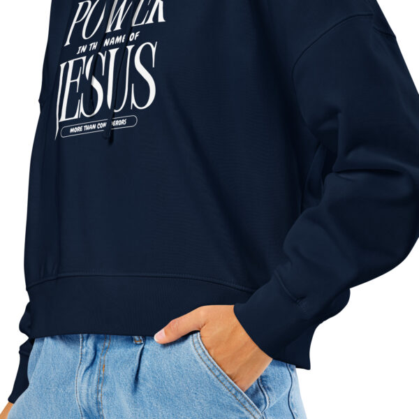 Power In The Name Of Jesus Women’s organic mid-weight hoodie - Image 9