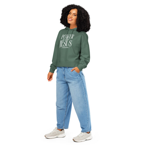 Power In The Name Of Jesus Women’s organic mid-weight hoodie - Image 11