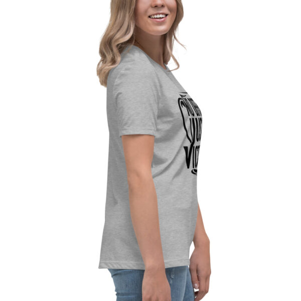 No Defeat Just Victory Inspirational Women's Relaxed T-Shirt - Image 109