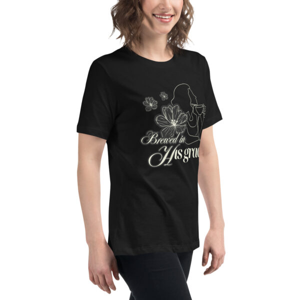 Brewed in His Grace Women's Relaxed T-Shirt - Image 11