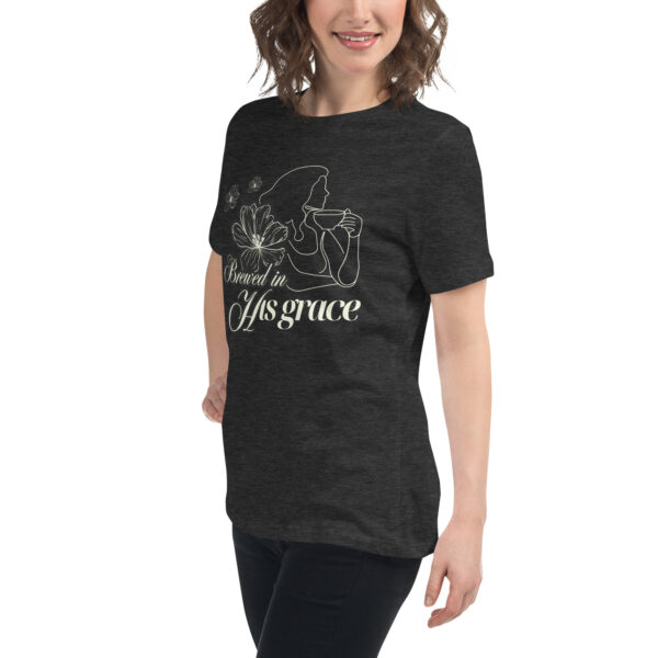 Brewed in His Grace Women's Relaxed T-Shirt - Image 15