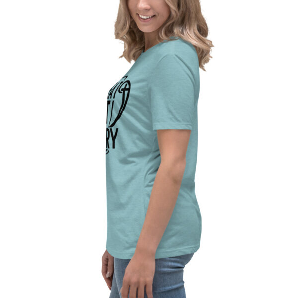 No Defeat Just Victory Inspirational Women's Relaxed T-Shirt - Image 102