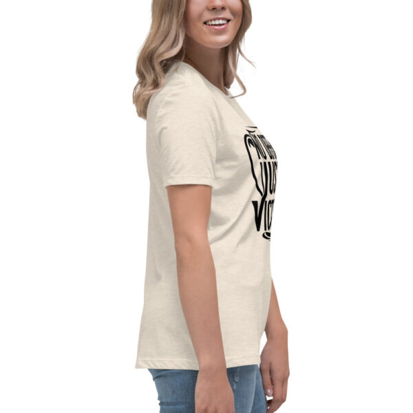 No Defeat Just Victory Inspirational Women's Relaxed T-Shirt - Image 129