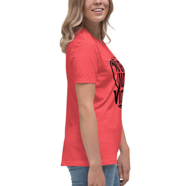 No Defeat Just Victory Inspirational Women's Relaxed T-Shirt - Image 13