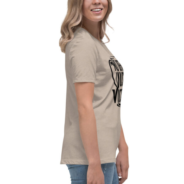 No Defeat Just Victory Inspirational Women's Relaxed T-Shirt - Image 43