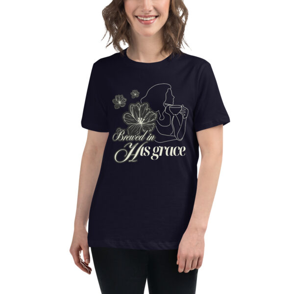 Brewed in His Grace Women's Relaxed T-Shirt
