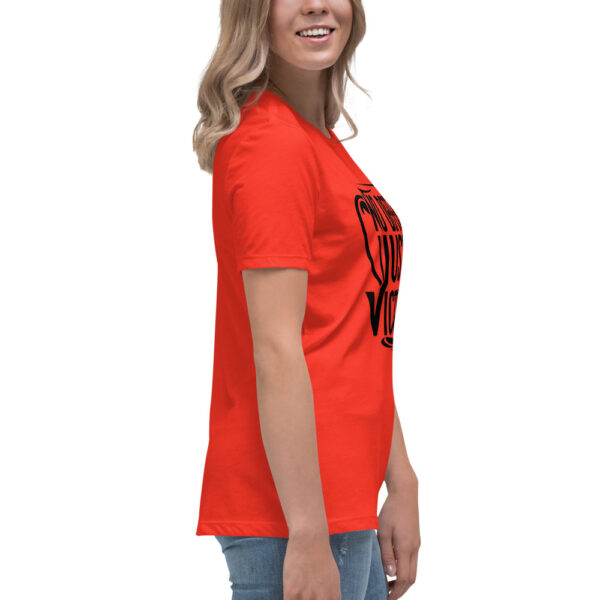 No Defeat Just Victory Inspirational Women's Relaxed T-Shirt - Image 8