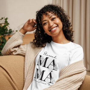 Blessed Mama Women's Relaxed T-Shirt