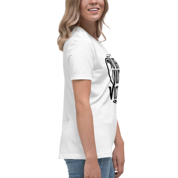 No Defeat Just Victory Inspirational Women's Relaxed T-Shirt - Image 217