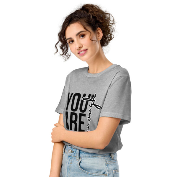 You Are Enough Unisex organic mid-light t-shirt - Image 7