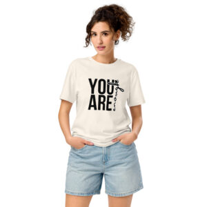 You Are Enough Unisex organic mid-light t-shirt