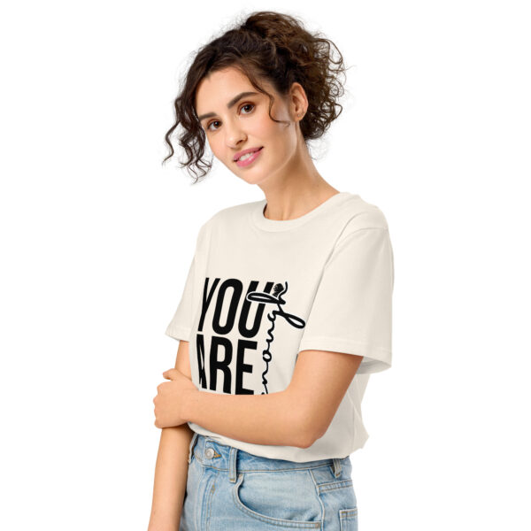 You Are Enough Unisex organic mid-light t-shirt - Image 9