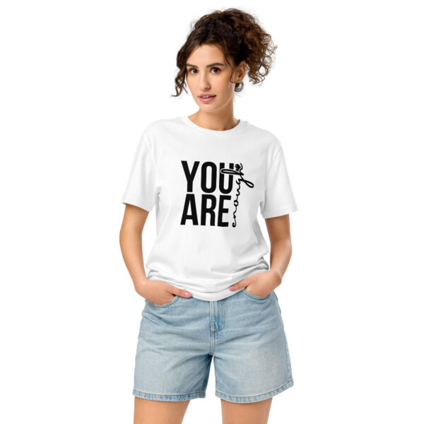 You Are Enough Unisex organic mid-light t-shirt - Image 11