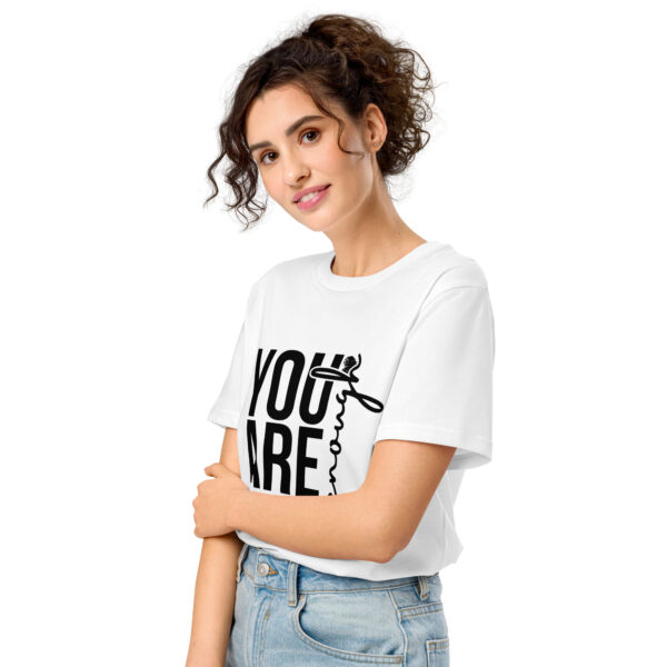 You Are Enough Unisex organic mid-light t-shirt - Image 12